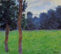 Dos árboles en una pradera Claude Monet